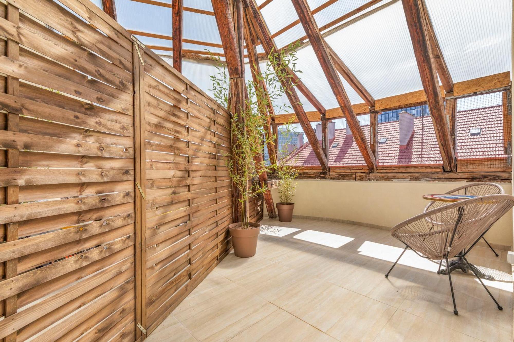 Ferienwohnung Lam Mockingbird - Terrace - Ac Pressburg Exterior foto